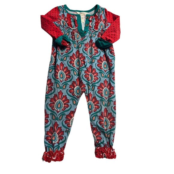 Matilda Jane BETTER NOT POUT Romper Infant Girls Size 12-18 months Knit One-Piec - Picture 3 of 8